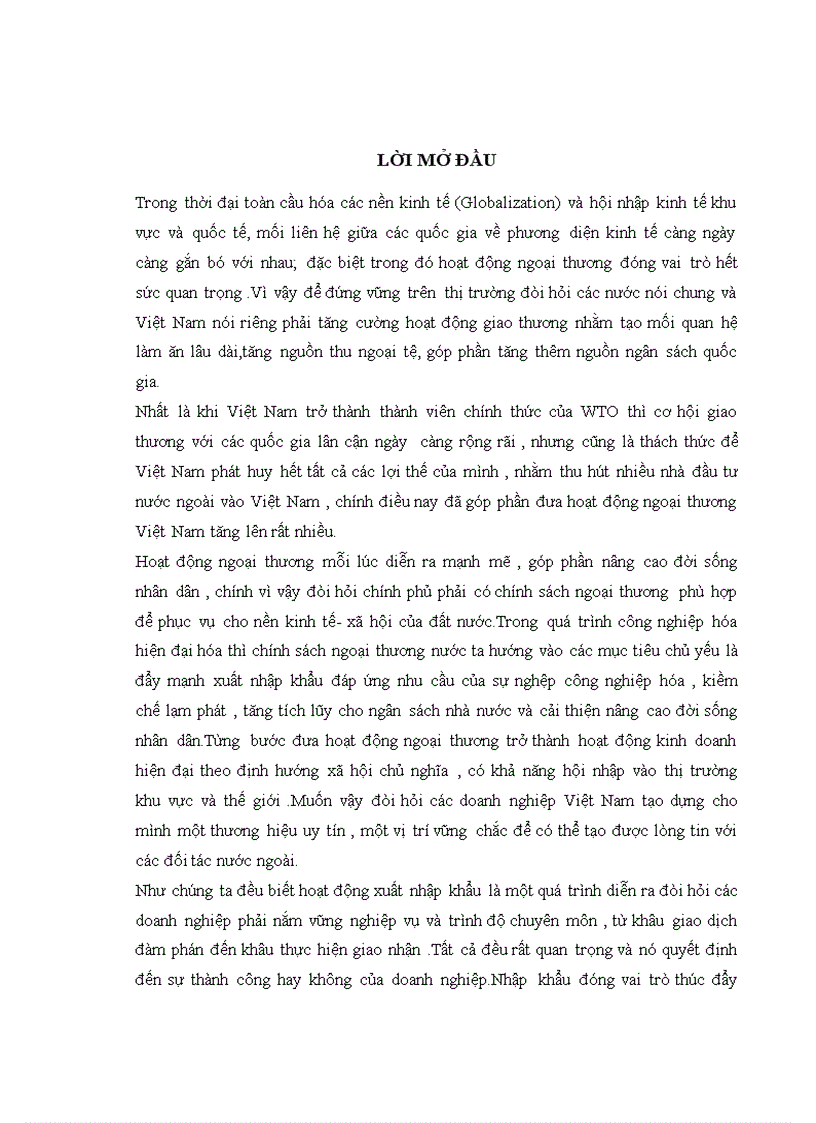 Quy trình nhận hàng hóa nhập khẩu của CÔNG TY VIỆT TOÀN CẦU