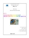Lợi ích của công nghệ sản xuất bao bì tự hủy sinh học bằng bột bắp ở VN