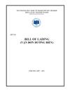 Bill of lading vận đơn đường biển 1