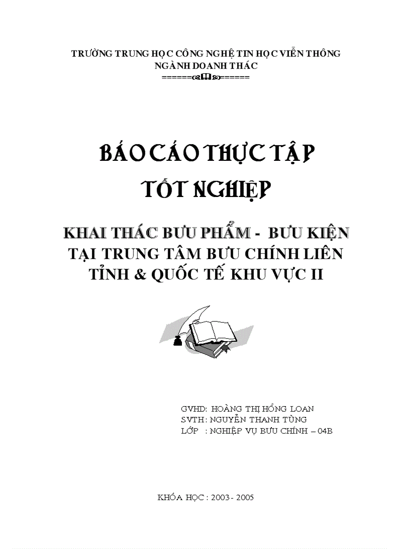 Khai thác bưu phẩm bưu kiện tại trung tâm bưu chính liên tỉnh quốc tế khu vực II