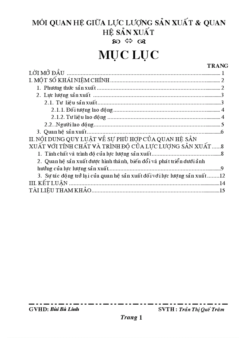 Mối quan hệ giữa lực lượng sản xuất và quan hệ sản xuất 1