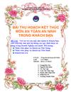 Bài thu hoạch kết thúc môn an toàn an ninh trong khách sạn