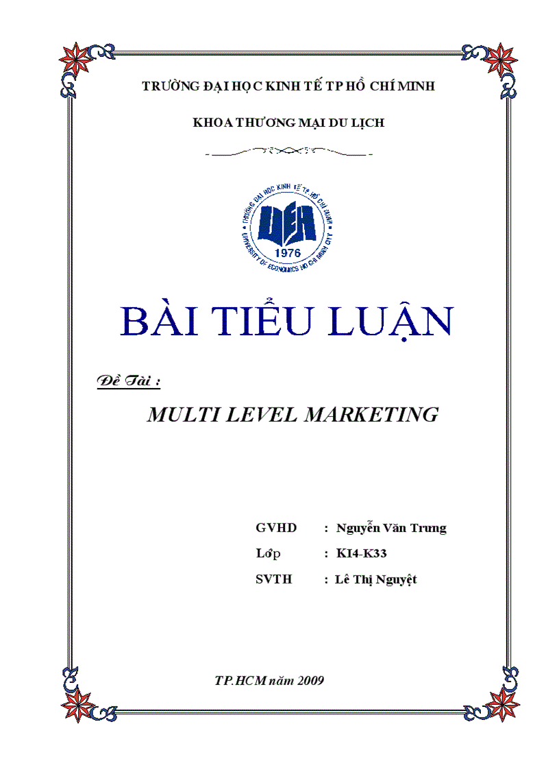 Multi level marketing