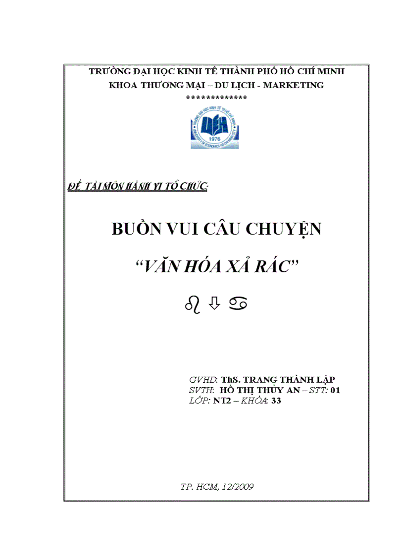 Buồn vui câu chuyện văn hóa xả rác