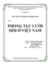 Phong tục cưới hỏi ở VIỆT NAM