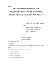 Quy trình nhận hàng s tex nhập khẩu tại công ty tnhh một thành viên việt nam kỹ nghệ súc sản VISSAN