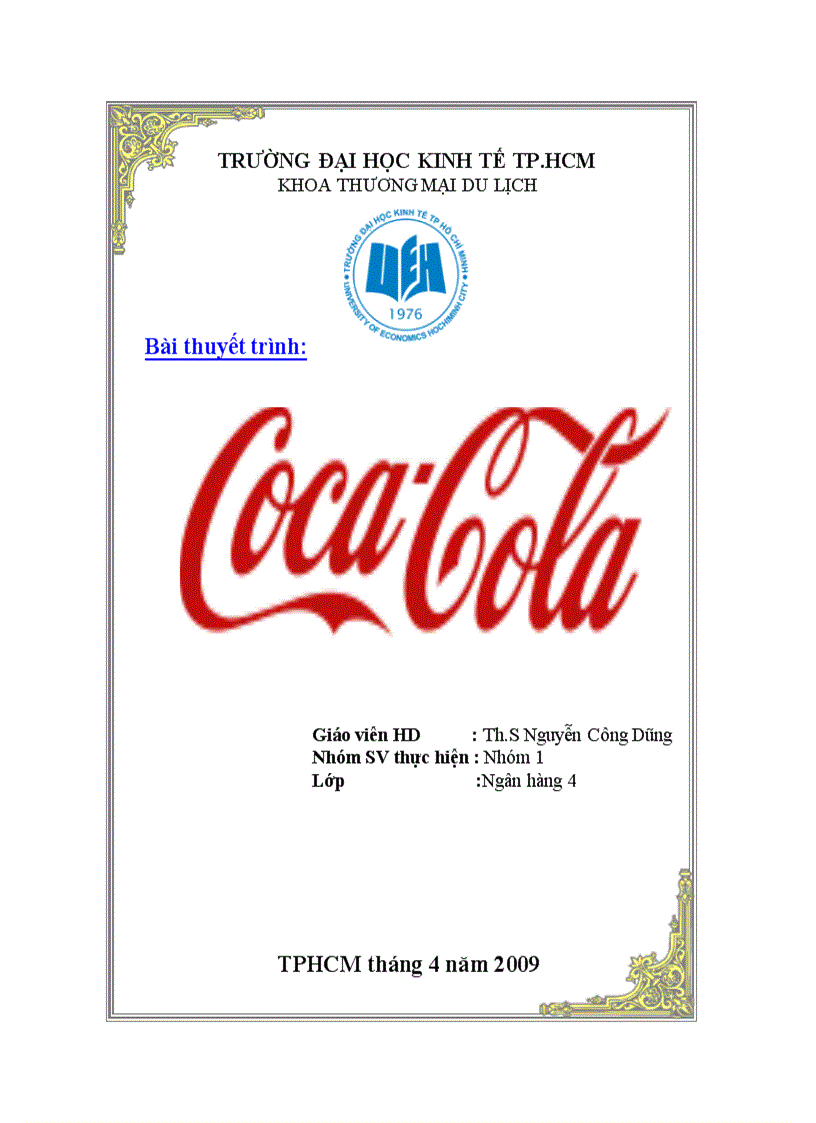 Tìm hiểu về Coca cola