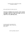 Về quan điểm xây dựng nền kinh tế độc lập tự chủ ở nước ta và những vấn đề đặt ra