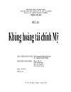 Khủng hoảng tài chính Mỹ