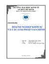 Doanh nghiệp khởi sự và các giải pháp tài chính 1