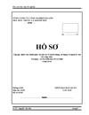 Khảo sát và báo cáo tình hình công tác soạn thảo văn bản và công tác văn thư lưu trữ của nhà máy