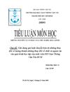 Vận dụng qui luật chuyển hóa từ những thay đổi về lượng thành những thay đổi về chất và ngược lại vào quá trình học tập của sinh viên ĐH Giao Thông Vận Tải HCM