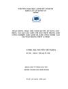 Hoạt động nhận thế chấp quyền sử dụng đất thuê tài sản gắn liền với đất thuê trong khu công nghiệp khu kinh tế khu công nghệ cao tại ngân hàng TMCP Á CHÂU