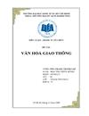 Văn hoá giao thông