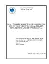 Tìm hiểu ảnh hưởng của nguồn vốn đầu tư trực tiếp nước ngoài FDI đến tăng trưởng kinh tế tỉnh Đồng Nai