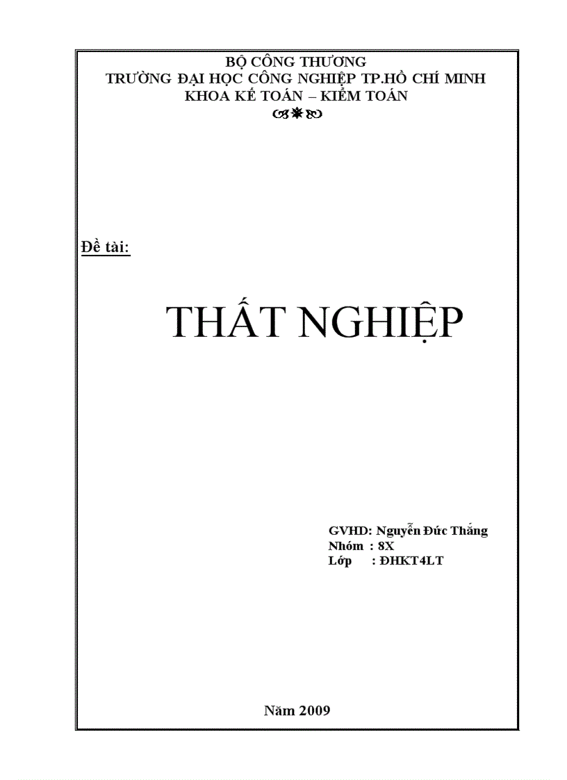 Thất nghiệp ở Việt Nam