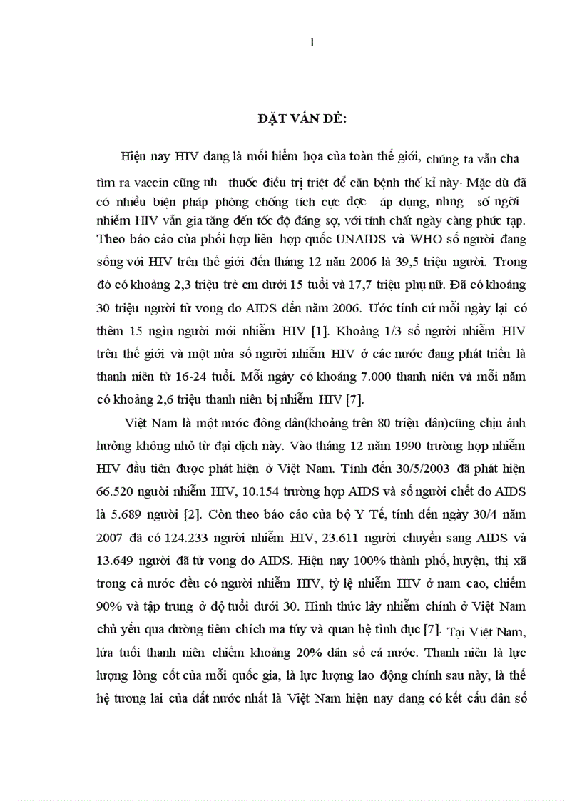 Tổng quan tình hình HIV AIDS hiện nay Vấn đề và Giải pháp