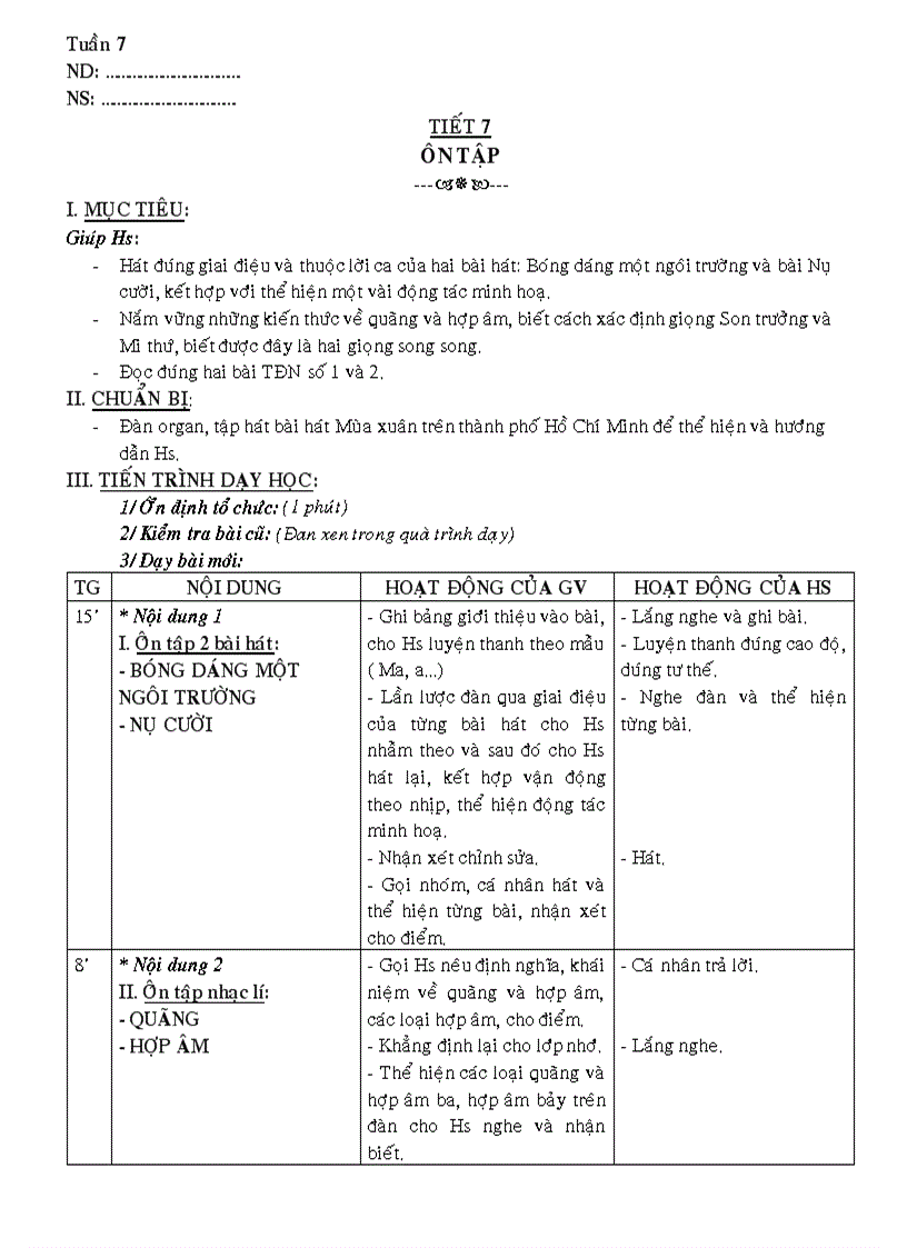 Nhac lớp 9 tiết 7