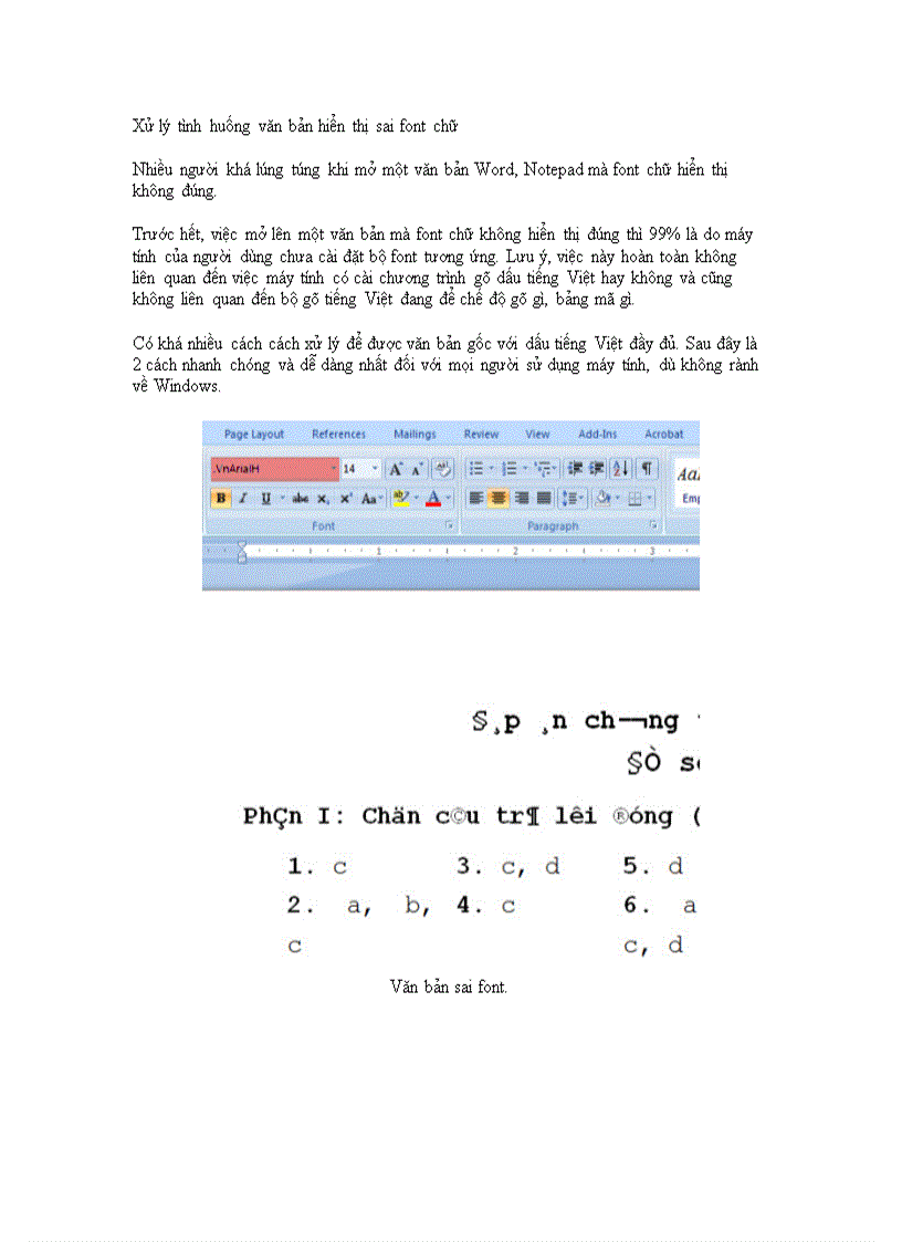 Su ly tinh huong van ban hien sai fon chu ntn