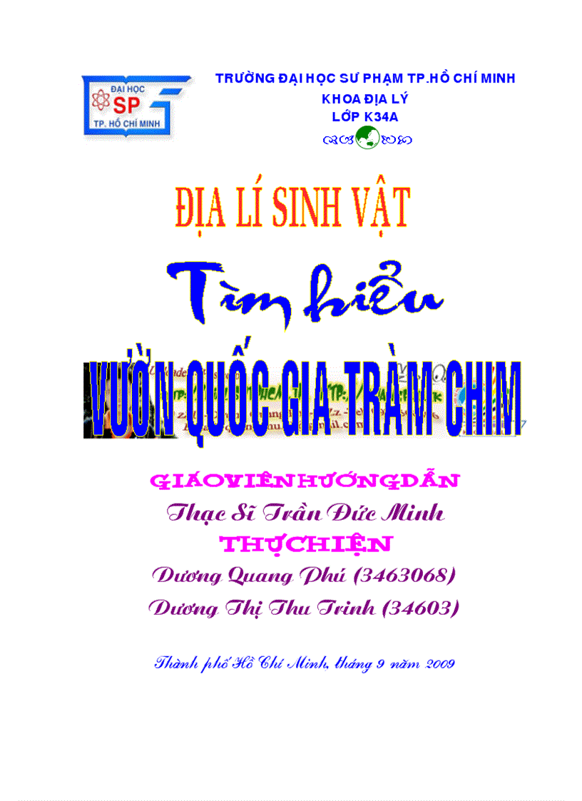 Vườn quốc gia tràm chim