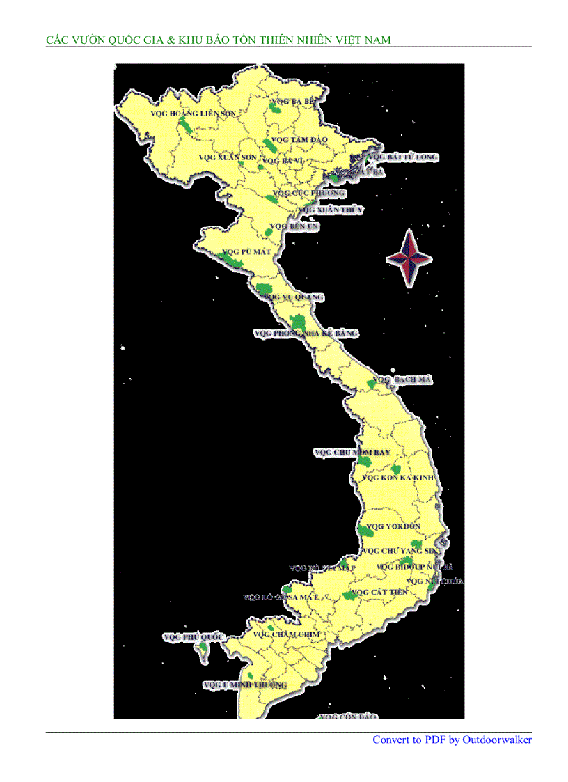 Các vườn quốc gia khu bảo tồn thiên nhiên việt nam