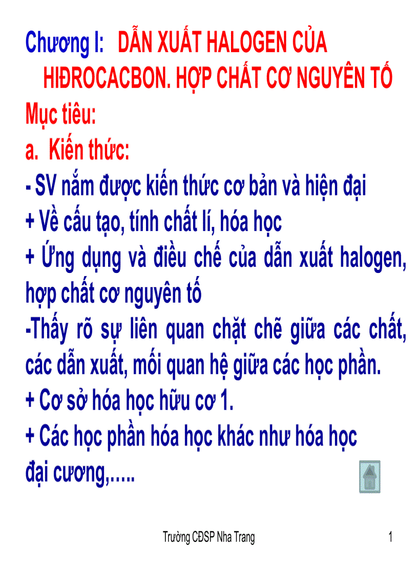 Học phần ii cơ sở hóa học hữu cơ