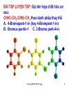 Học phần ii cơ sở hóa học hữu cơ