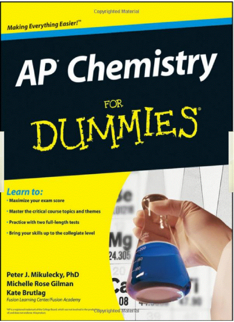 AP Chemistry For Dummies