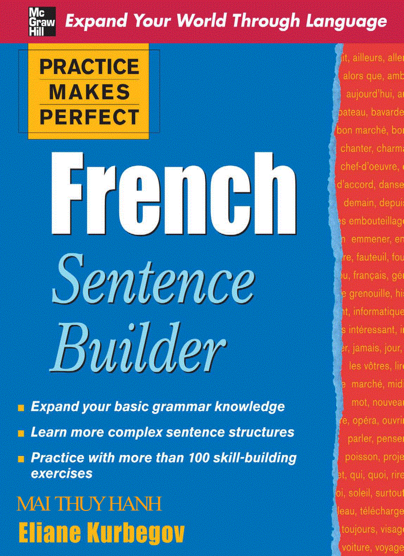 French Sentence Builder Luyện Viết Câu Pháp Văn