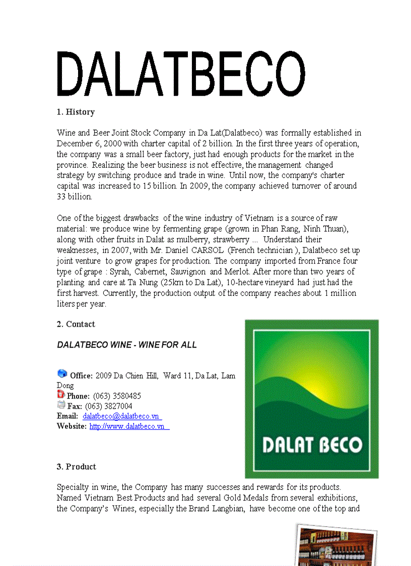 Introduce Dalatbeco