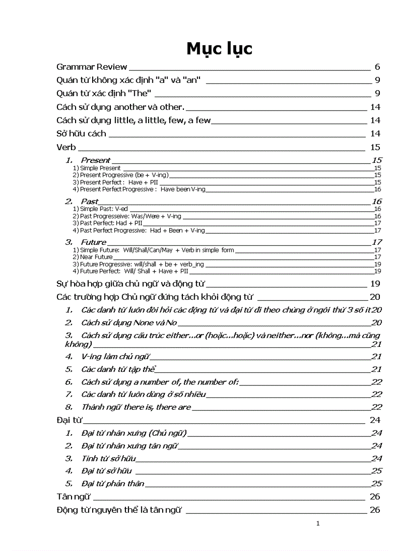 E TOEFL Grammar Review