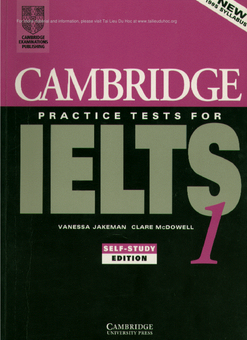 IELTS Cambridge Practice Test 1