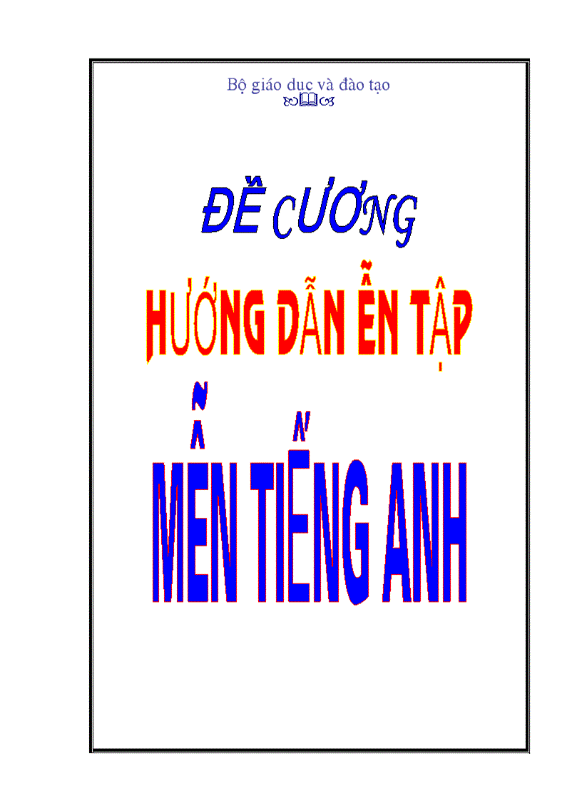 Hướng dẫn ôn thi cao học môn anh văn