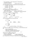 Đề thi trăc nghiệm cơ sở hóa hữu cơ ii