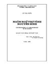 Luận văn Thạc sĩ mới bảo vệ