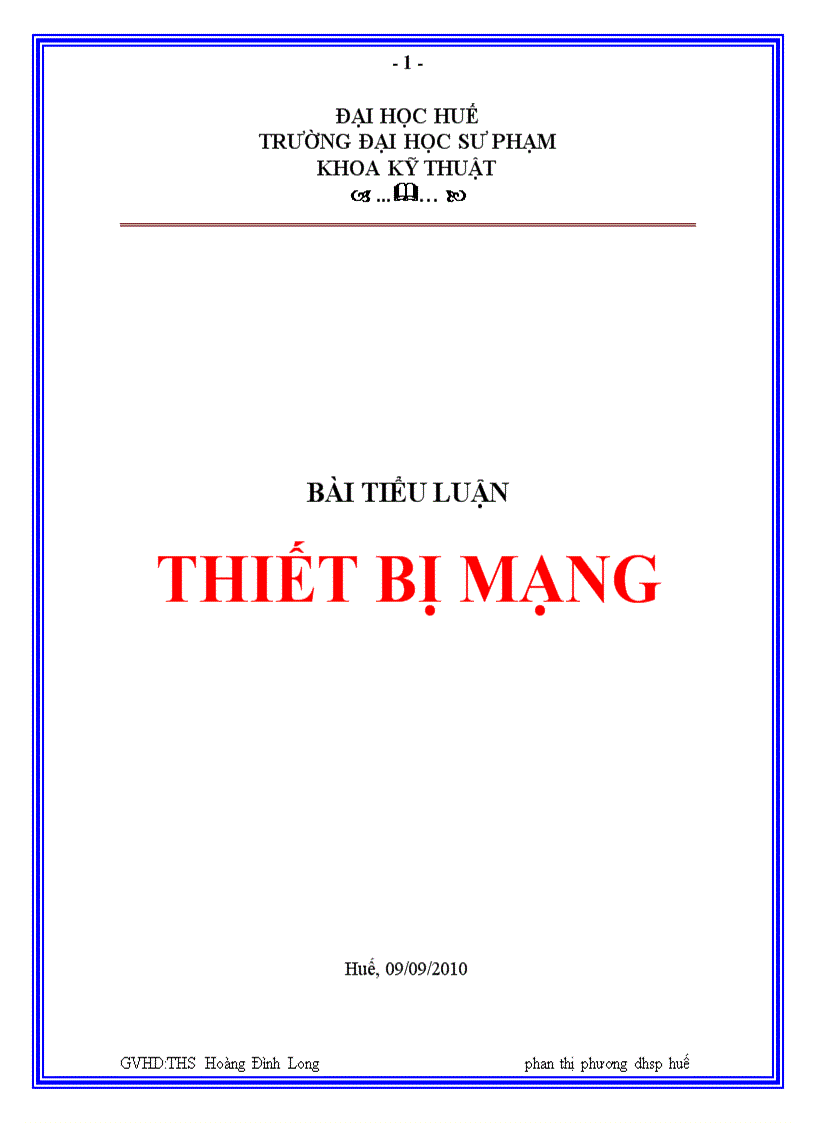 Thiet bị mạng