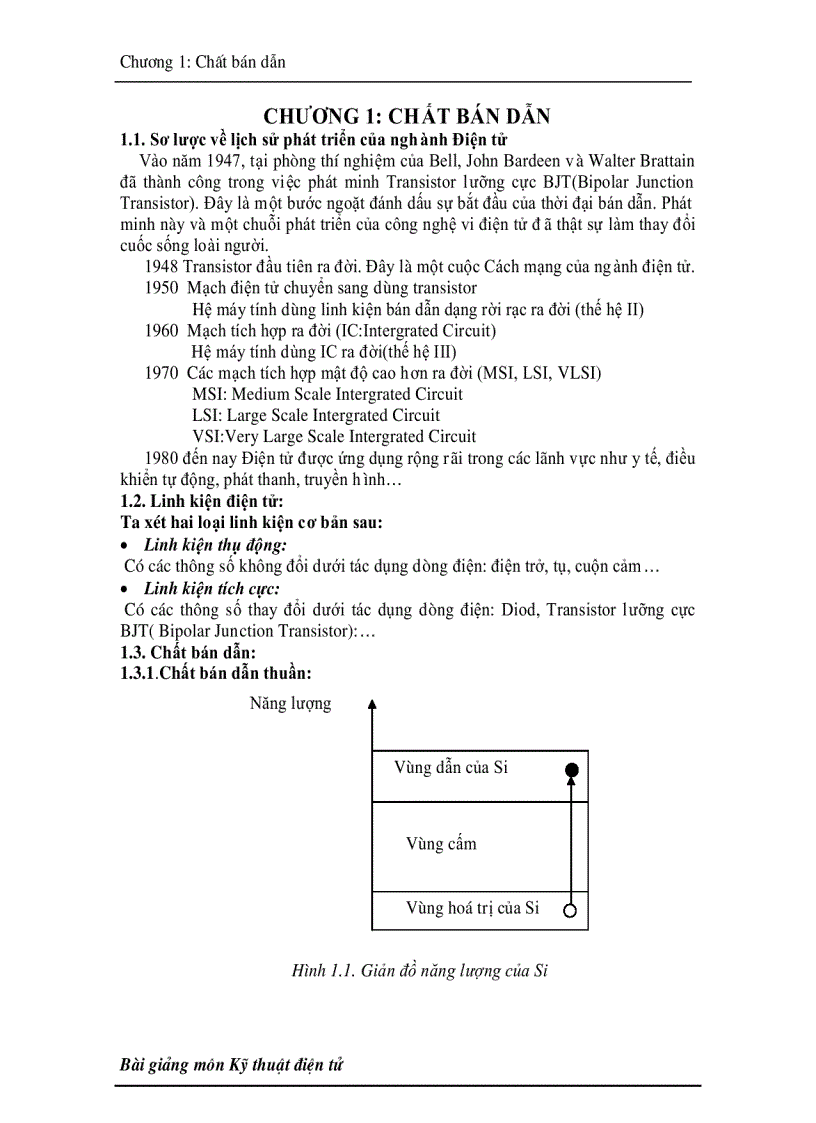 Giáo trình kĩ thuật điện tử