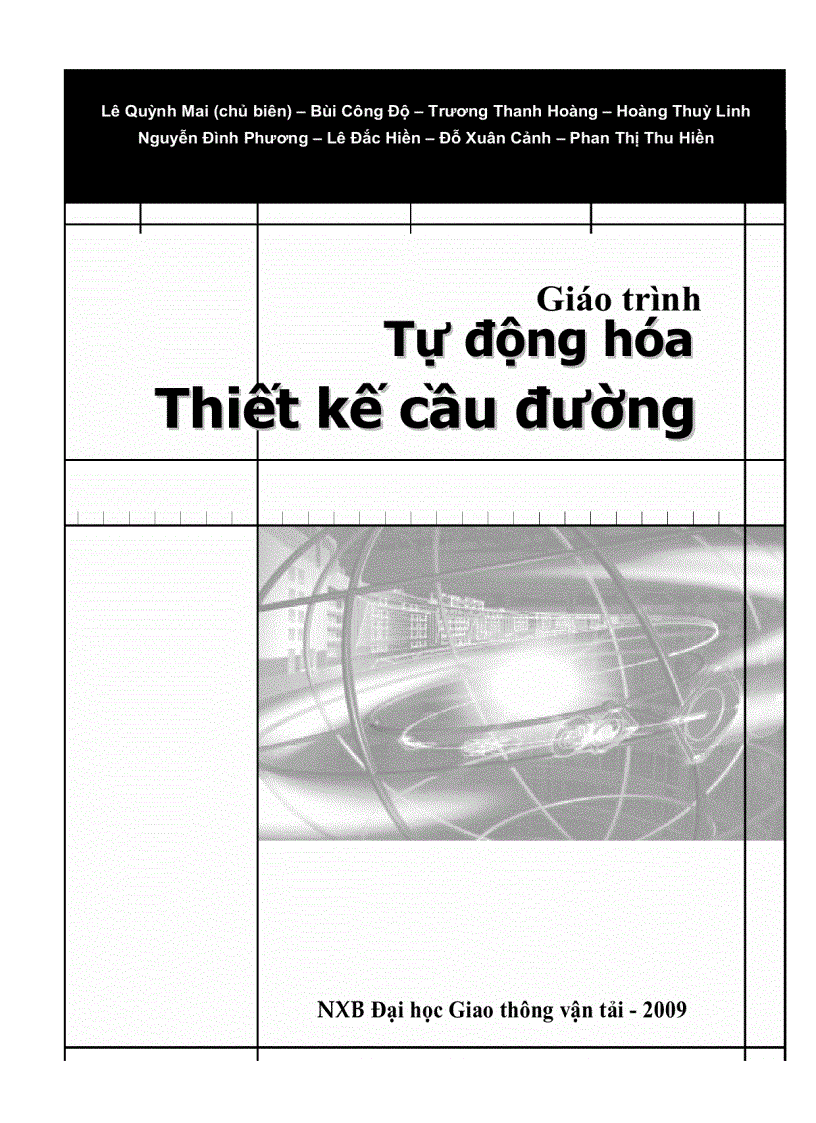 Tự động hóa thiết kế cầu đường Chính quy