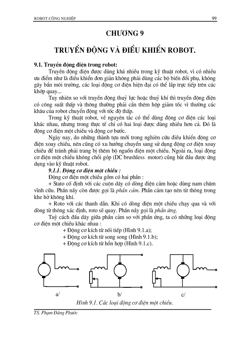 Giáo trình Robot Công nghiệp Chuong 9