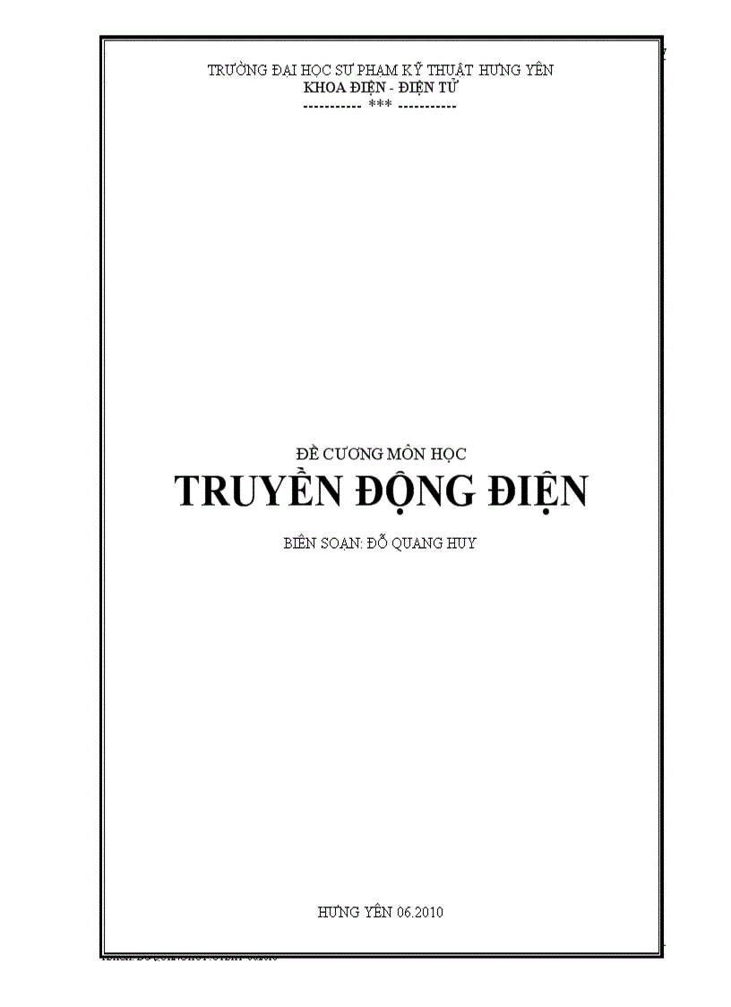 Bai giang truyen dong dien