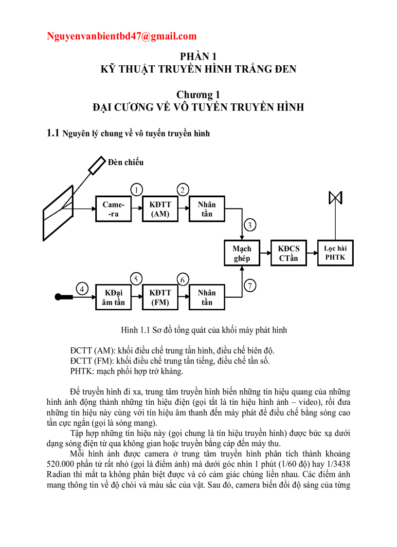Kỹ thuật truyền hình 1