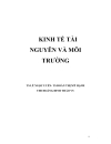 Giáo trình kinh tế tài nguyên môi trường