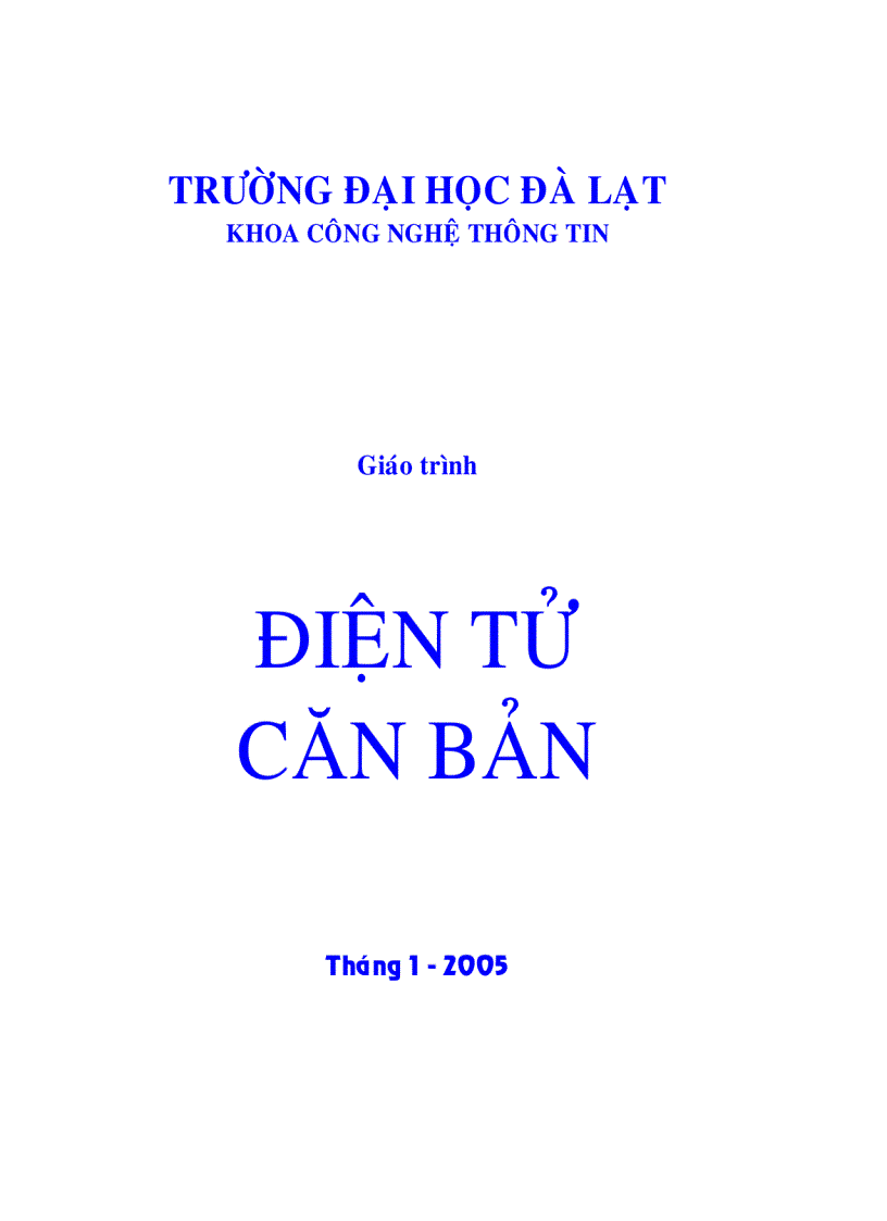 Dien tu co ban