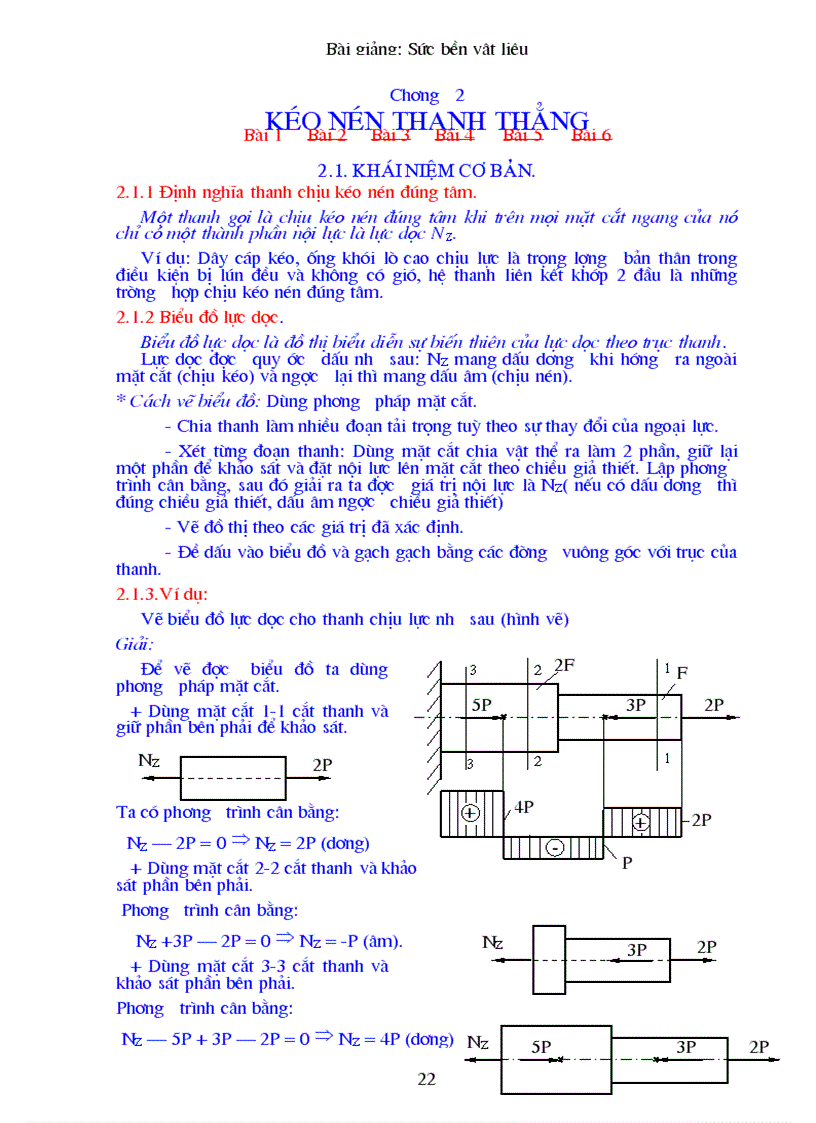 Sức bền vật liệu Chương 2