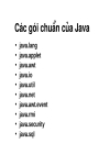 Bài giảng lập trình Java