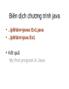 Bài giảng lập trình Java