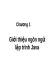 Bài giảng lập trình Java