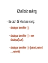 Bài giảng lập trình Java