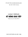 Giáo trình kĩ năng giao tiếp