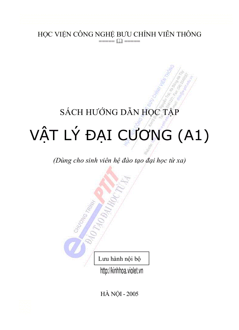 Sách HD học VL đại cương A 1